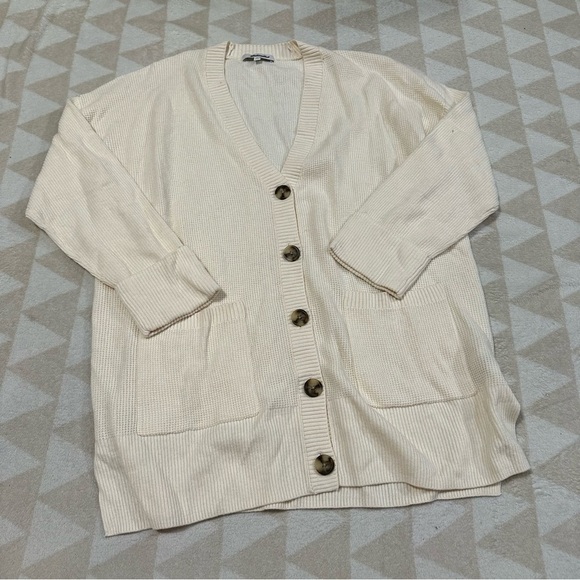 Madewell Sweaters - NWOT Madewell asherton knit open front cardigan lighthouse